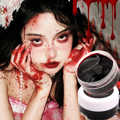 Realistic Fake Blood Halloween Makeup Horror Special Effects Cosplay Party Vampire Wound Blood Effects Haunted House Plasm Blood