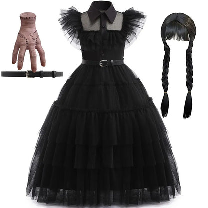 Disfraz de Wednesday perfecto para fiestas de Halloween + Complementos