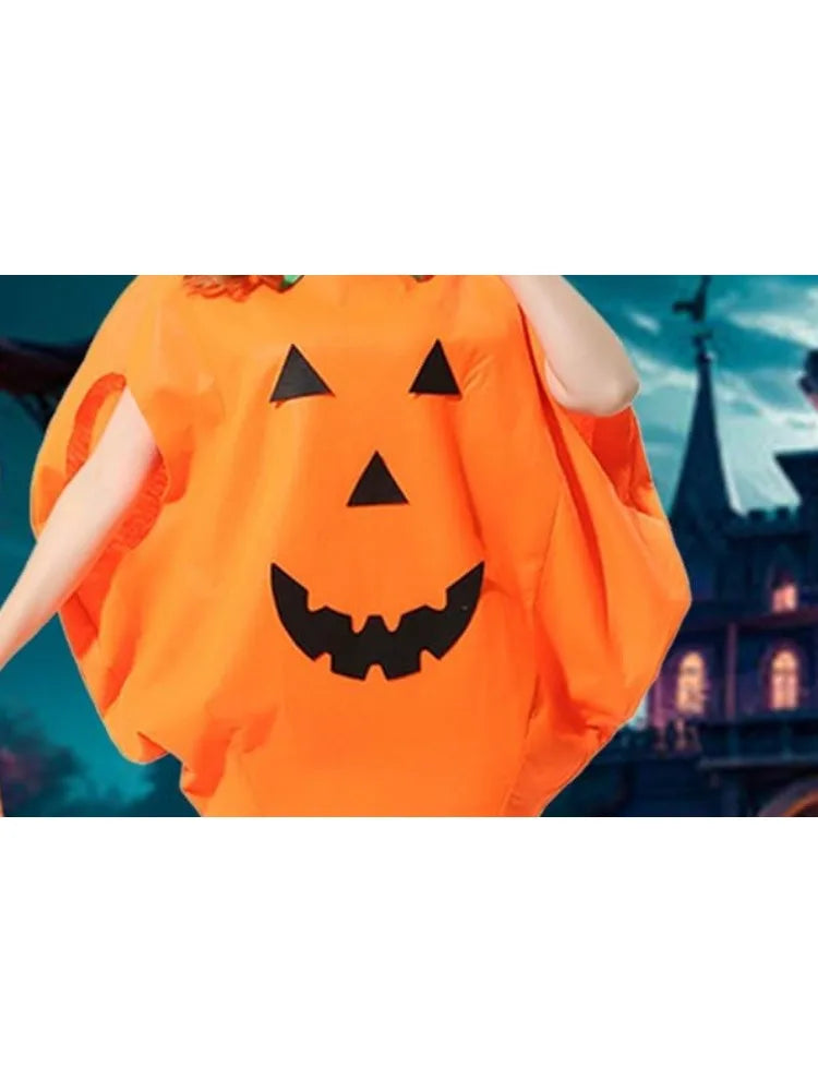 Disfraz de calabaza con complemento ideal para fiestas!