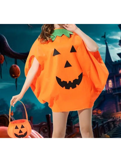 Disfraz de calabaza con complemento ideal para fiestas!