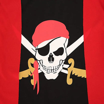 Disfraz completo de pirata para cualquier fiesta de disfraces o cumpleaños