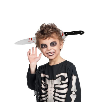 Diademas de Terror de Halloween – Accesorios con Simulación de Cuchillo, Hacha o Tijeras – Complementos de Cosplay y Decoración para Fiestas de Halloween