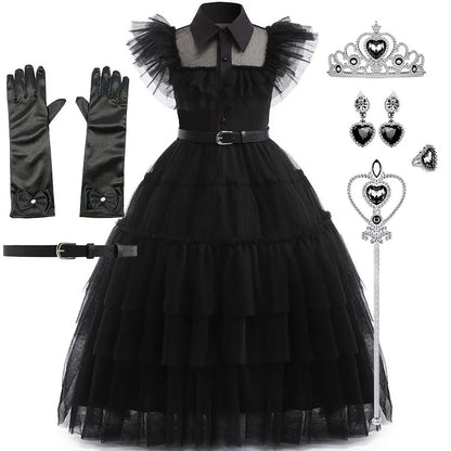 Disfraz de Wednesday perfecto para fiestas de Halloween + Complementos