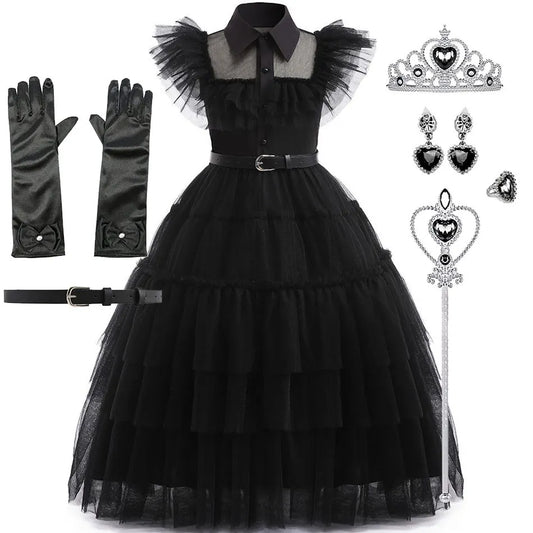 Disfraz de Wednesday perfecto para fiestas de Halloween + Complementos