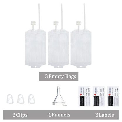 Bolsas de sangre de Halloween de 350 ml para bebidas, bolsas de sangre de vampiro, bolsas para bebidas energéticas, bolsas de sangre para beber, accesorios de miedo para Halloween.